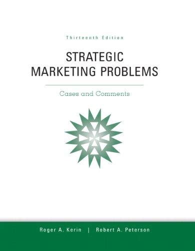 Strategic Marketing Problems Kerin Solutions PDF