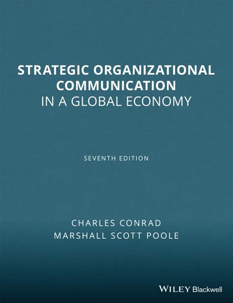 Strategic Organizational Communication In a Global Economy PDF