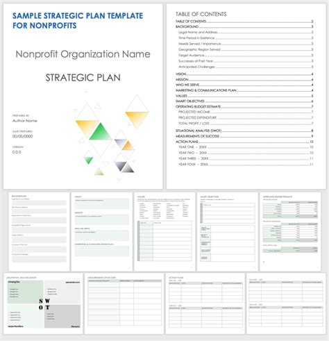 Strategic Planning Template For Nonprofits
