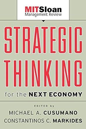 Strategic Thinking for the Next Economy Epub