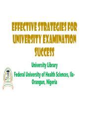 Strategies for Effective Pre-Evaluation Examination