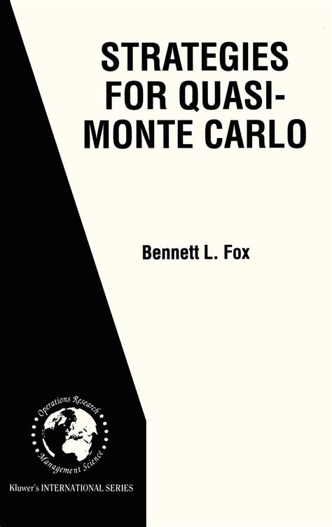 Strategies for Quasi-Monte Carlo Kindle Editon