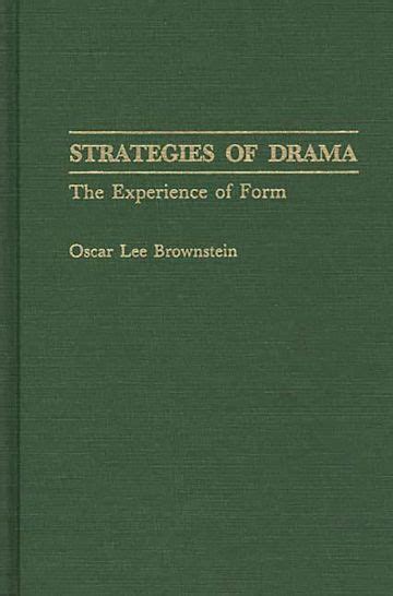 Strategies of Drama The Experience of Form Epub