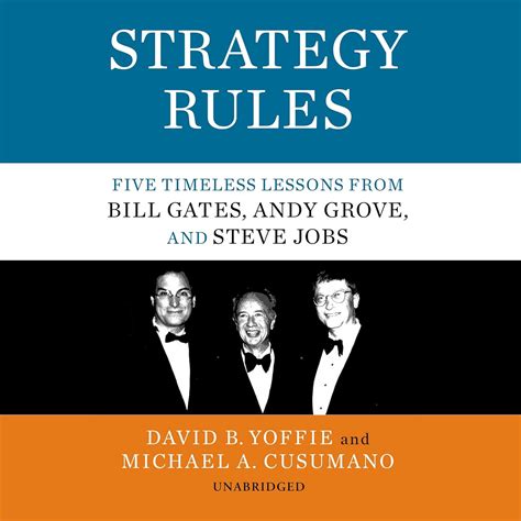 Strategy Rules Five Timeless Lessons from Bill Gates Andy Grove and Steve Jobs Epub