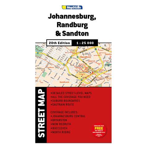 Street Map Johannesburg, Randburg Sandton Ebook PDF