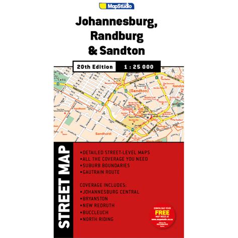 Street Map Johannesburg, Randburg Sandton Ebook PDF