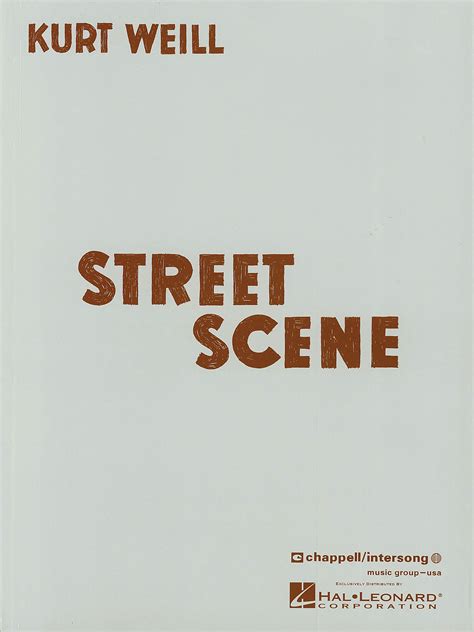 Street Scene Piano Vocal Score Langston Hughes Initials Kindle Editon