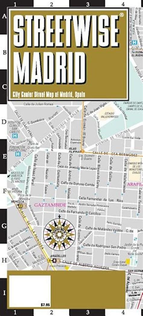 Streetwise Madrid Map Laminated Center Reader