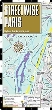 Streetwise Paris Map Laminated Center Doc