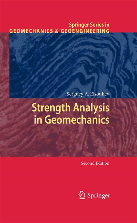 Strength Analysis in Geomechanics 2nd Edition PDF