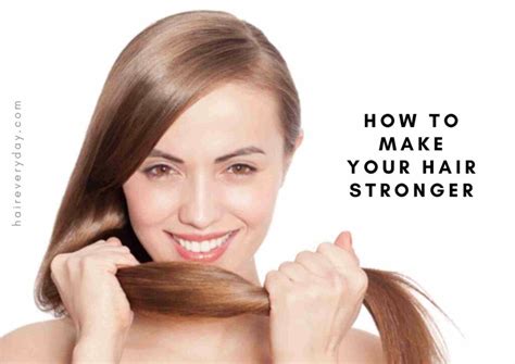 Strengthened hair: