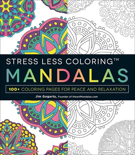 Stress Less Coloring Mandalas Relaxation Doc