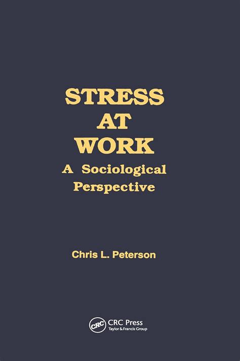 Stress at Work A Sociological Perspective Policy Politics Health and Medicine Series Epub