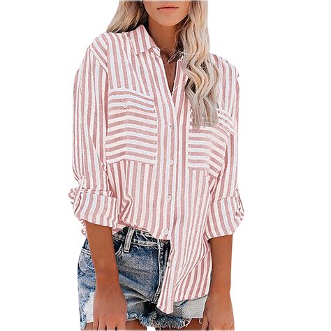 Striped Button Down Shirt Women's: A Staple for Every Wardrobe