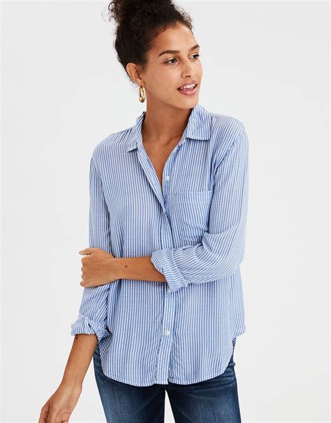 Striped Button Up Shirt Women: A Timeless Classic with Endless Possibilities