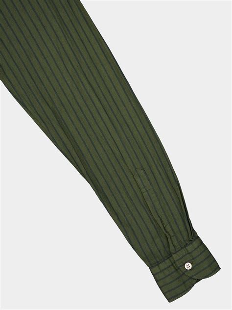 Striped Green Shirt: A Sartorial Staple for the Modern Woman