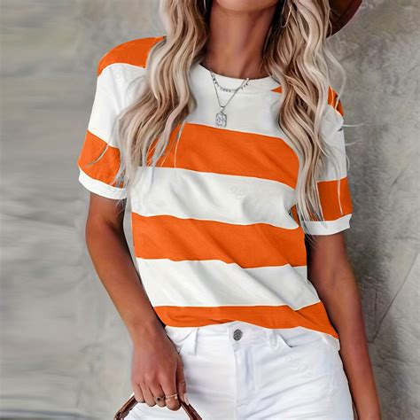 Striped Orange Shirt: A Style Statement with a Pop of Color