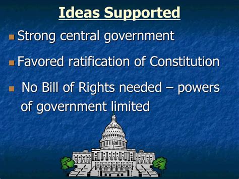 Strong Central Government: