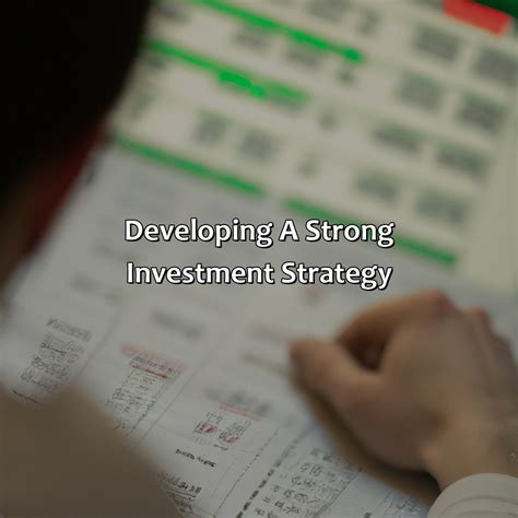 Strong investment strategy: