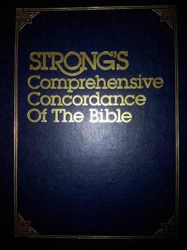 Strong s Comprehensive Concordance of the Bible Epub