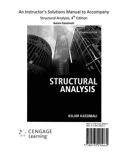 Structural Analysis 4th Edition Aslam Kassimali Solution Manual PDF