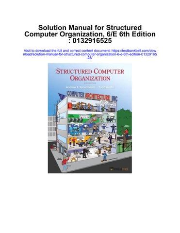 Structured Computer Organization 6th Edition Solutions Doc