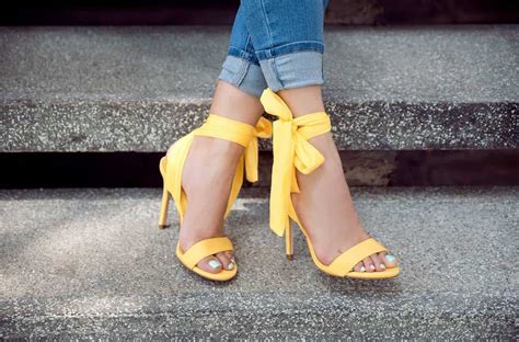 Strut in Style with Bold Black and Yellow Women's Shoes