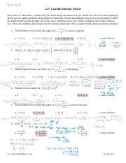 Stu Schwartz Ap Calculus Holiday Packet Answers Epub