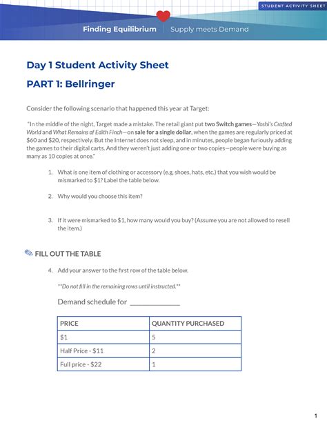 Student Activity Sheet Mortgage Answers Reader