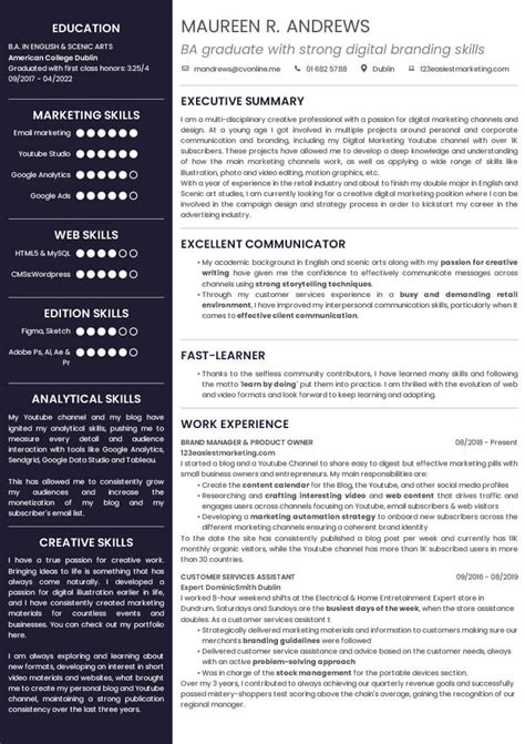 Student CV Template with No Experience: A Comprehensive Guide