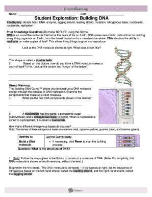 Student Exploration Building Dna Answer Prior Knowledge Epub