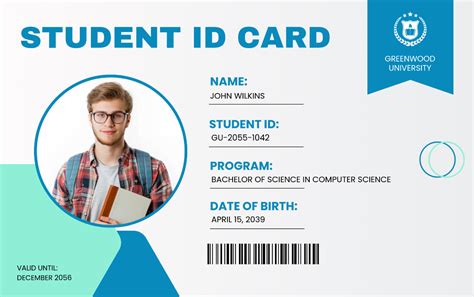 Student Id Template