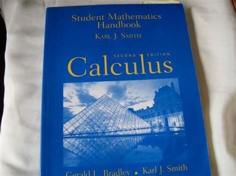 Student Math Handbook Calculus Kindle Editon