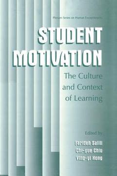 Student Motivation The Culture and Context of Learning Epub