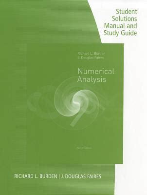 Student Solution Guide Numerical Anal Doc