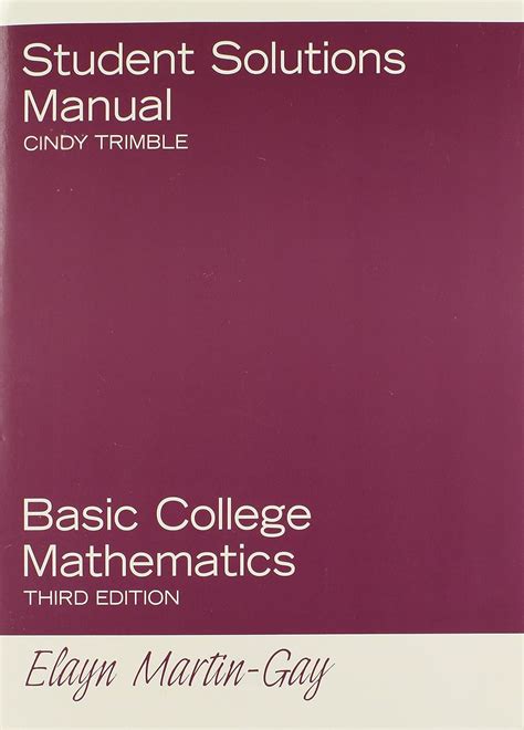 Student Solutions Manual For Basic College Mathematics 2 PDF