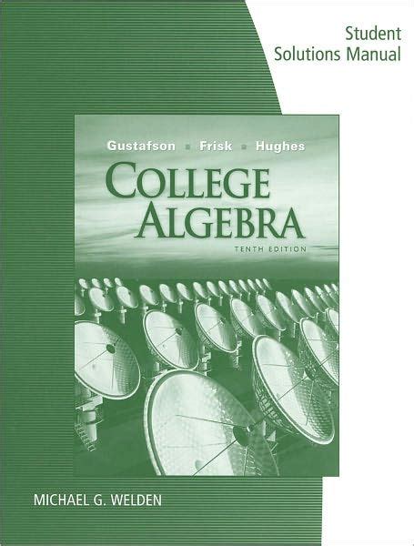 Student Solutions Manual For College Algebra 10th Edition Kindle Editon