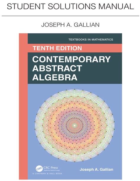 Student Solutions Manual For Gallians Contemporary 3 PDF