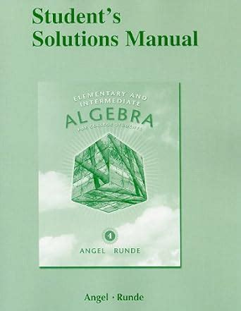 Student Solutions Manual for Algebra for College Students PDF