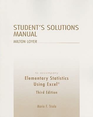 Student Solutions Manual for Elementary Statistics Using Excel Epub