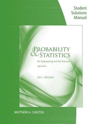 Student Solutions Manual for Probability and Statistics Ebook PDF
