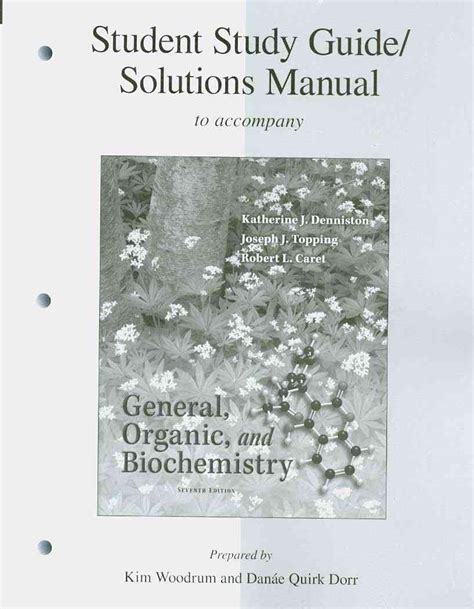 Student Study Guide Solutions Manual General Organic and Biochemistry PDF