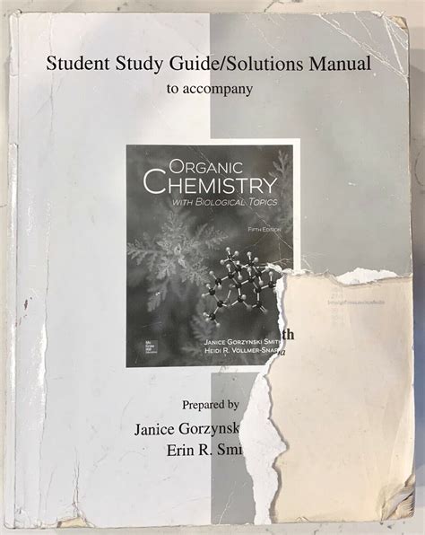 Student Study Guide and Solutions Manual for Organic Chemistry Epub