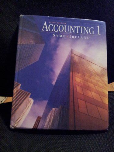 Student Workbook Sixth Edition Accounting 1 Syme Ireland Answers PDF