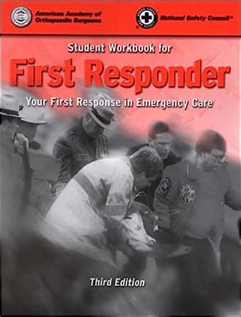 Student Workbook for First Responder 8th Edition Kindle Editon