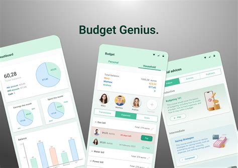 Screenshot of a mobile app for tracking student expenses and loans