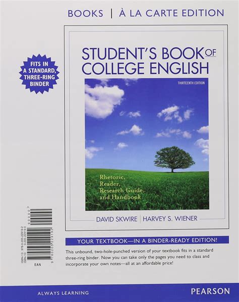 Student s Book of College English Rhetoric Reader Research Guide and Handbook 13th Edition Doc