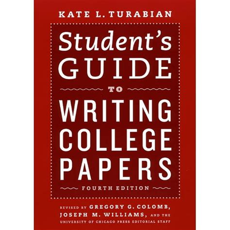 Student s Guide to Writing College Papers 4th fourth edition Text Only Kindle Editon