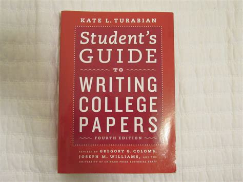 Student s Guide to Writing College Papers 4th fourth edition Text Only Kindle Editon