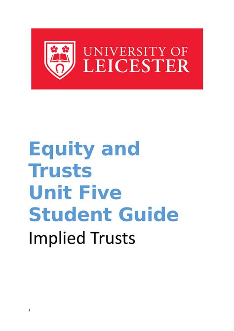 Student-Controlled Trusts: